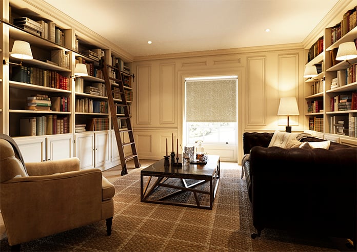 William Morris At Home Willow, Ochre - Twist&Fit Roller Blind - Image 7